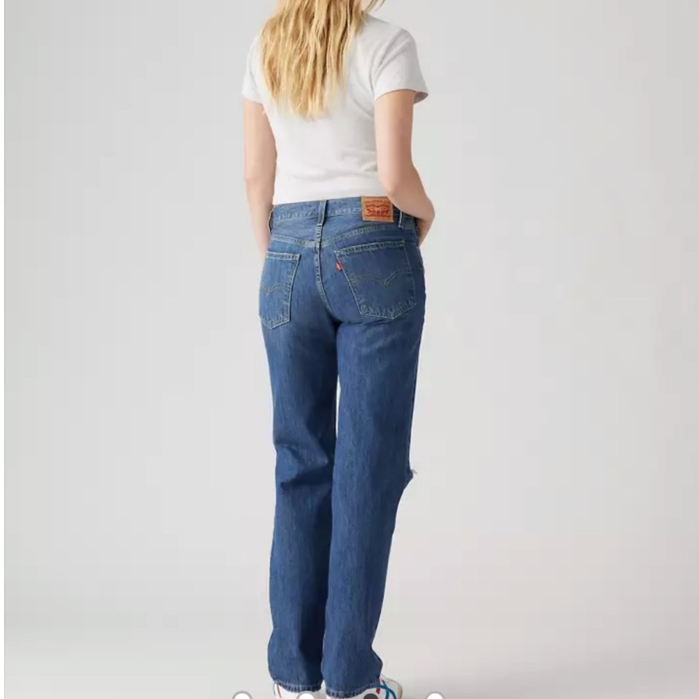 π¦ Levi's Distressed Straight Leg Jeans - Low Pro π¦ - Picture 6 of 14